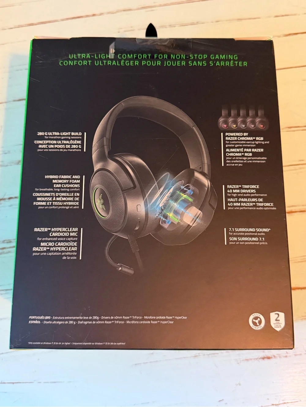 New Razer Kraken V3 X Wired USB Gaming Headset for PC MAC PLAYSTATION